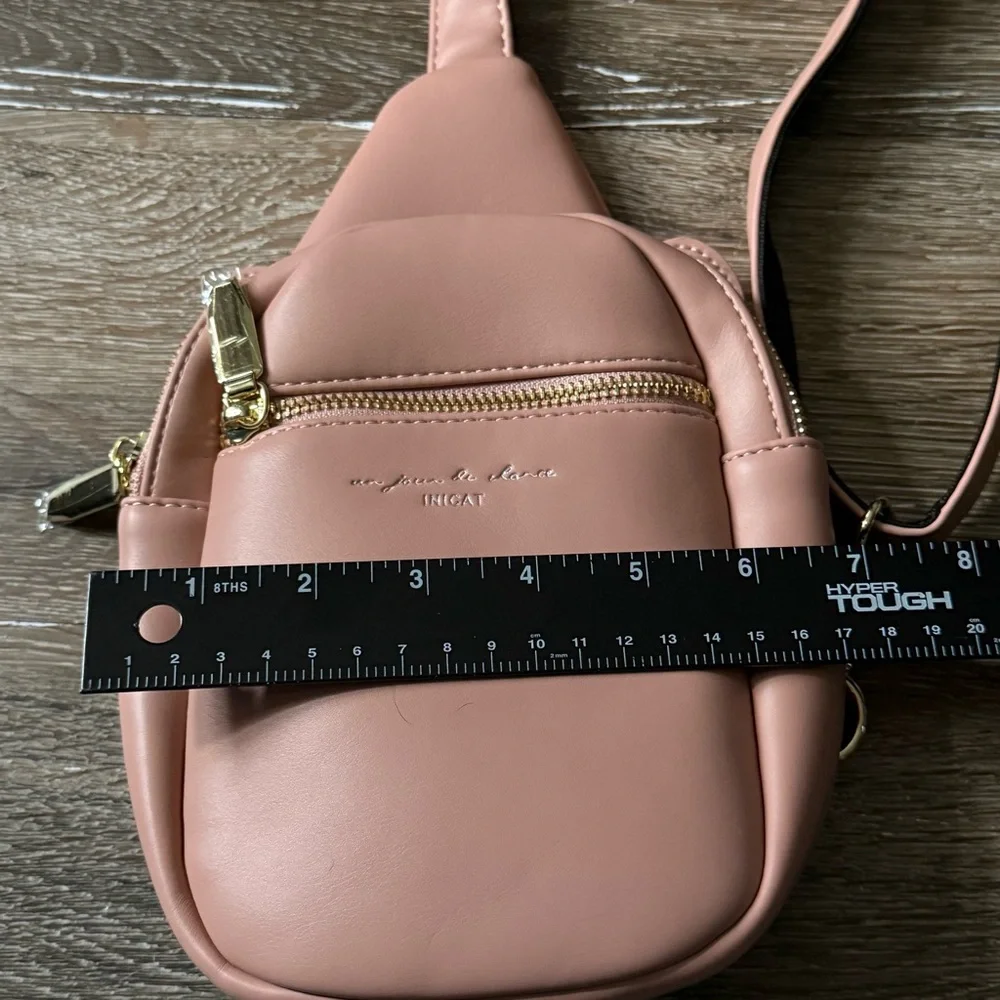 Inicat Elegant Pink Crossbody Small Sling Bag Women’s Fanny Pack For‎ Travel